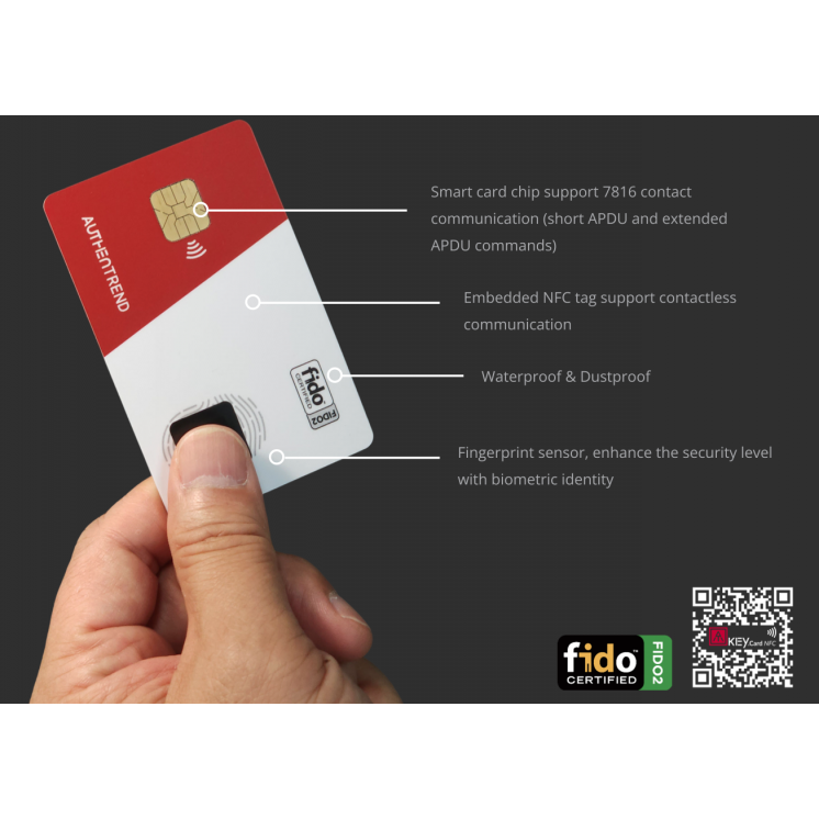 AuthenTrend Biometric Key ATKey.Pro USB C