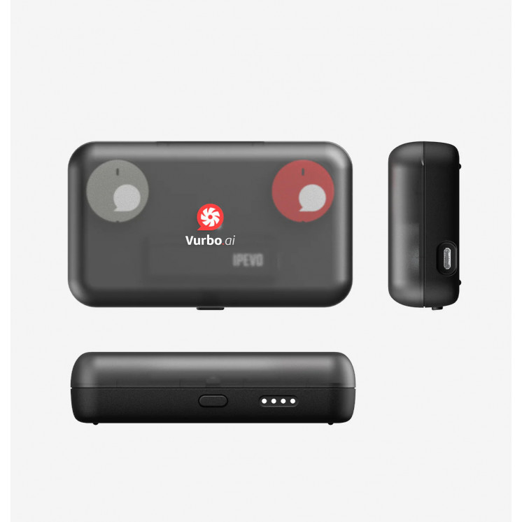 IPEVO VOCAL WEARABLE Vurbo.ai magnetický mikrofon